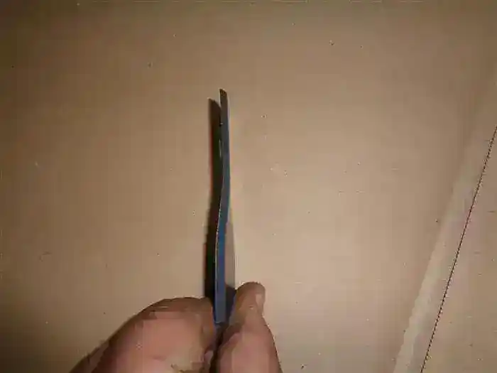 Cutit cositoare ondulat dreapta 100X40X3 mm