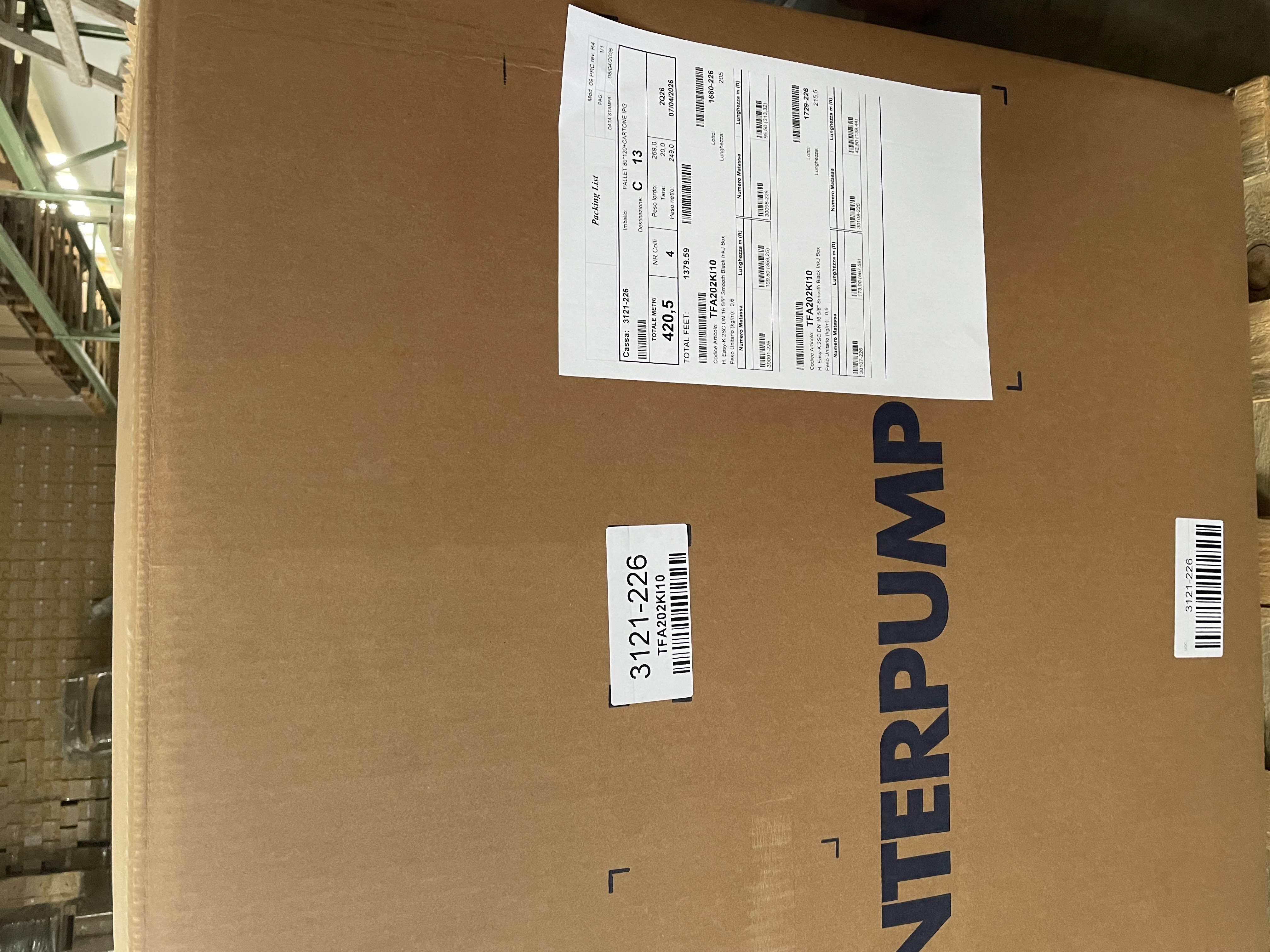 Box Furtun hidraulic fin 2SC DN16 EU - 400 mtr