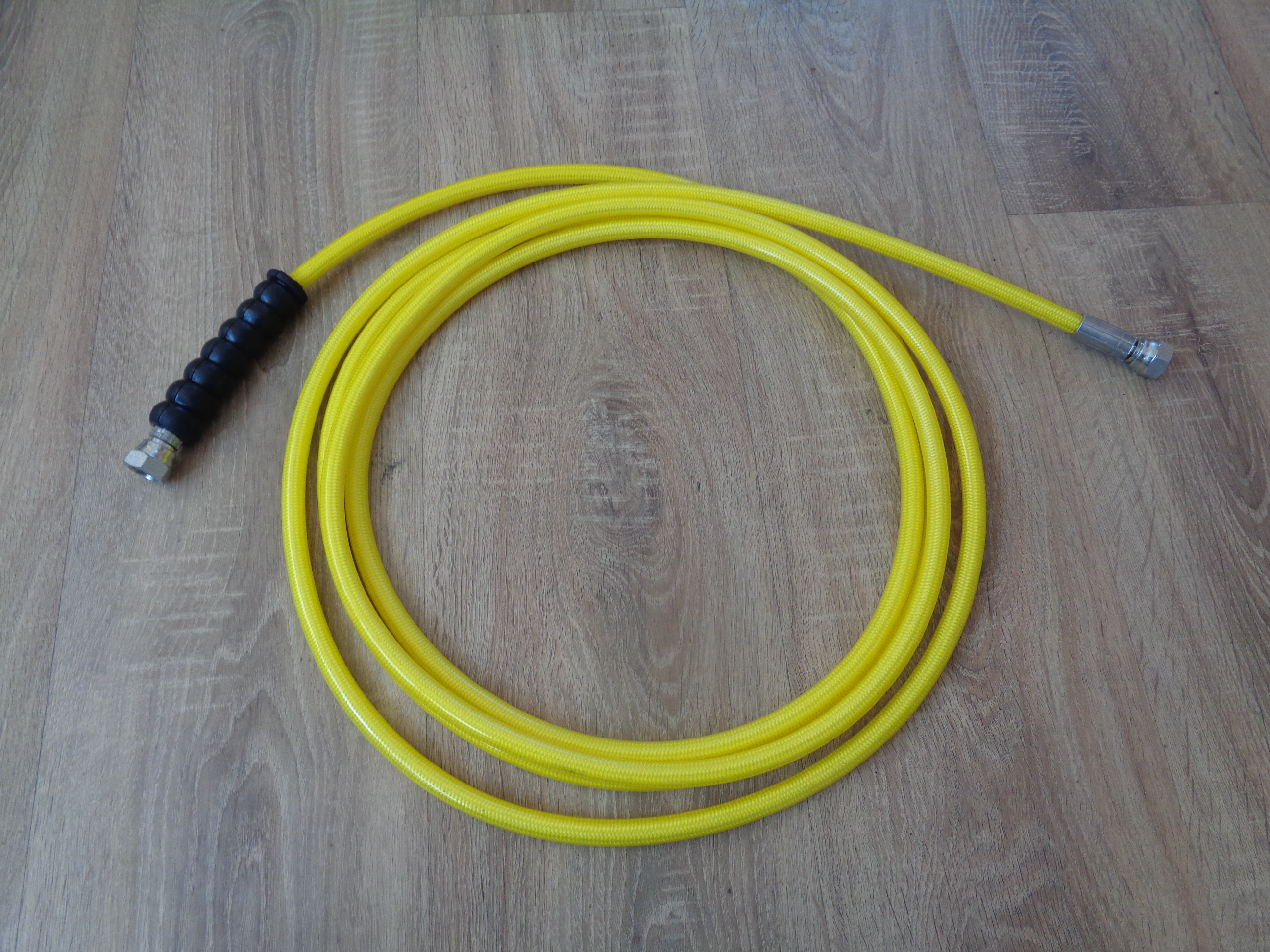 Furtun Spalatorie Nailon  Galben   DN6  200 bar - 5 mt