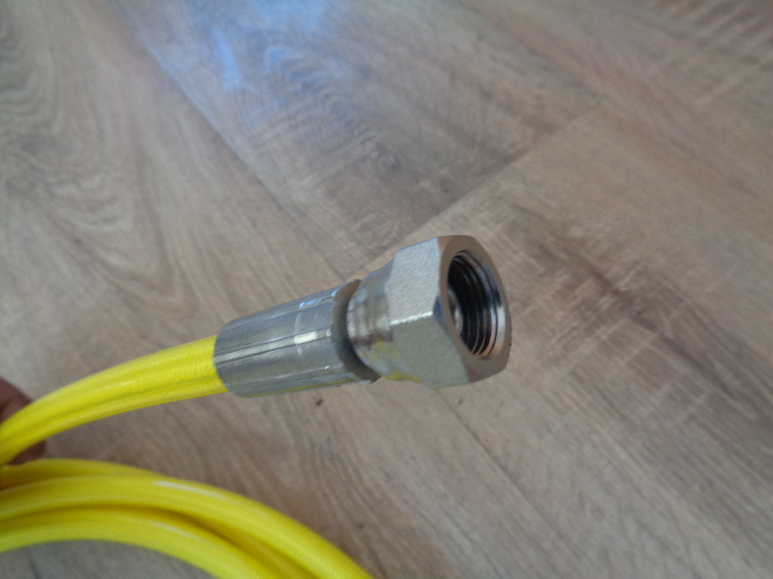 Furtun Spalatorie Nailon  Galben   DN6  200 bar - 5 mt