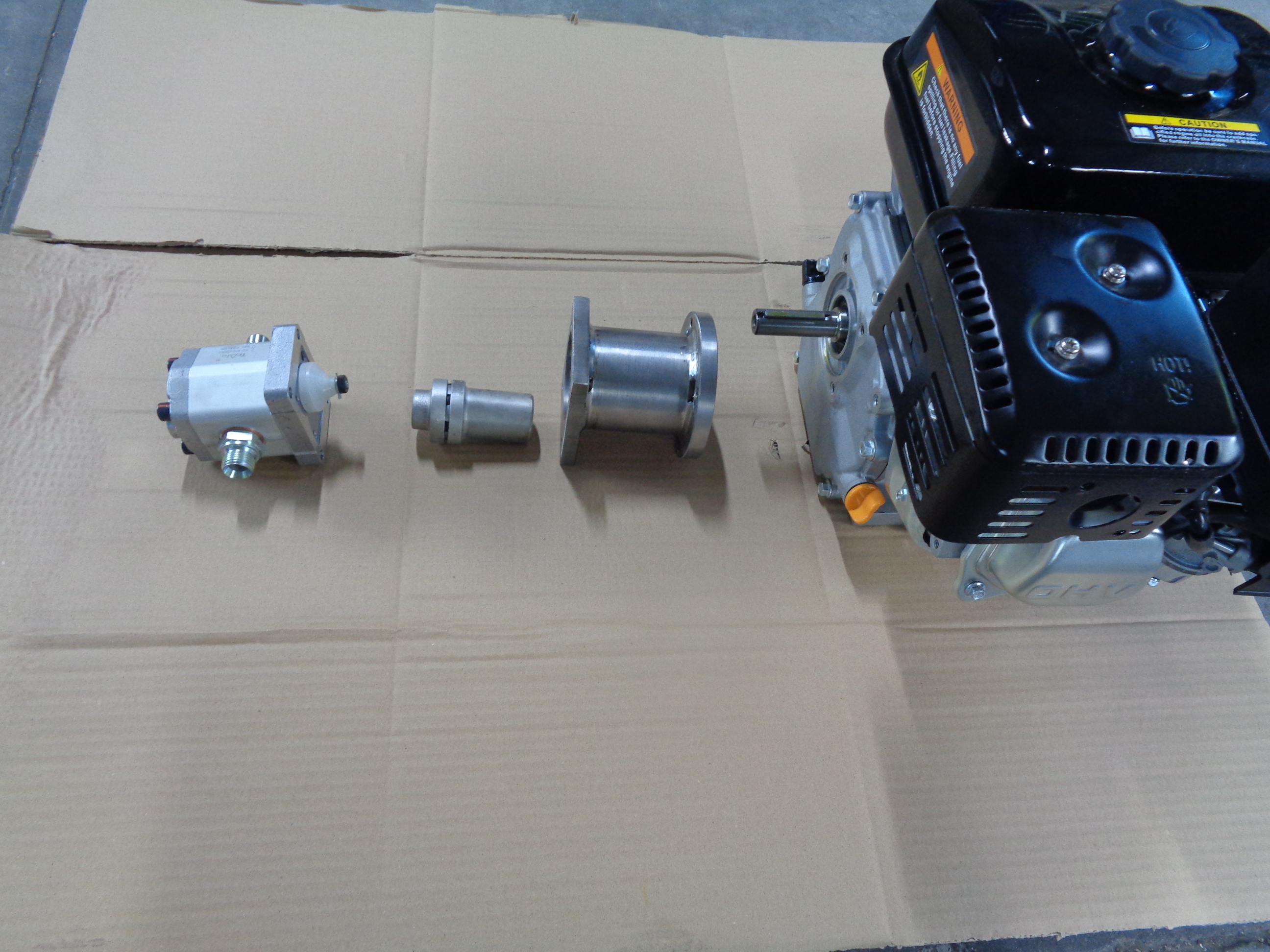 Kit despicator lemne cu motor termic LONCIN 199cc – 6,5 CP