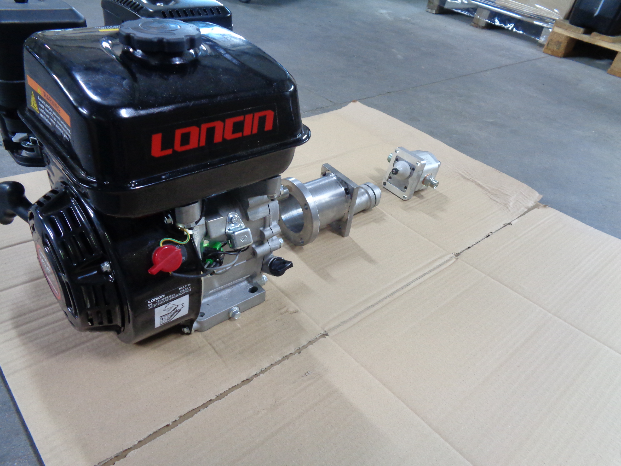 Kit despicator lemne cu motor termic LONCIN 199cc – 6,5 CP