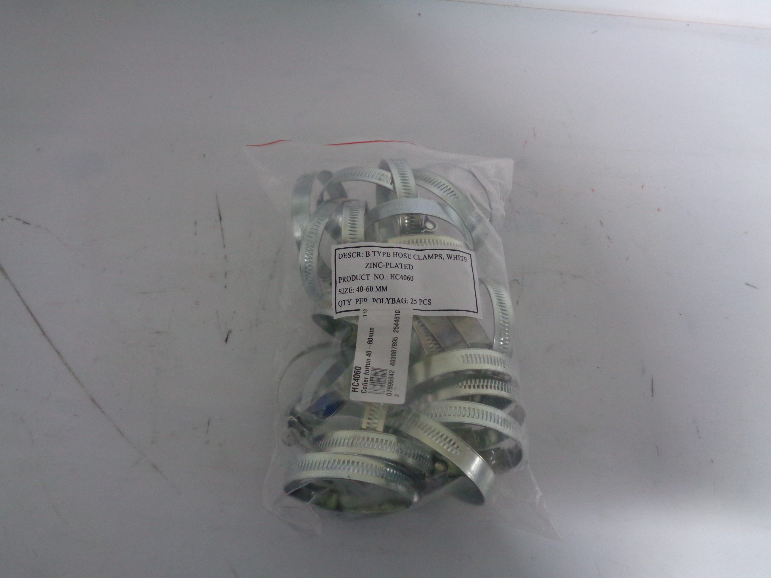 Punga coliere zincate 40-60 mm - 25 bucati